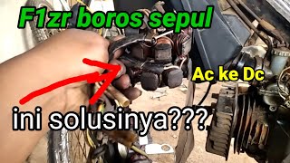 How to change AC current to DC f1zr # f1zrmodification # f1zrroadrace # f1zrindonesia # acdc # cr...