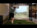 Golf simulator impact screen demo