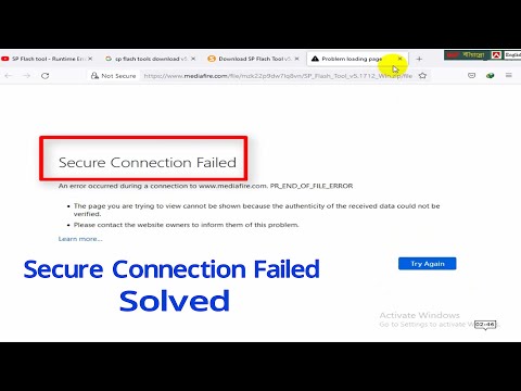 Secure Connection Failed  Problem Solution | Download Problem | Fixed Problem Secure Connection