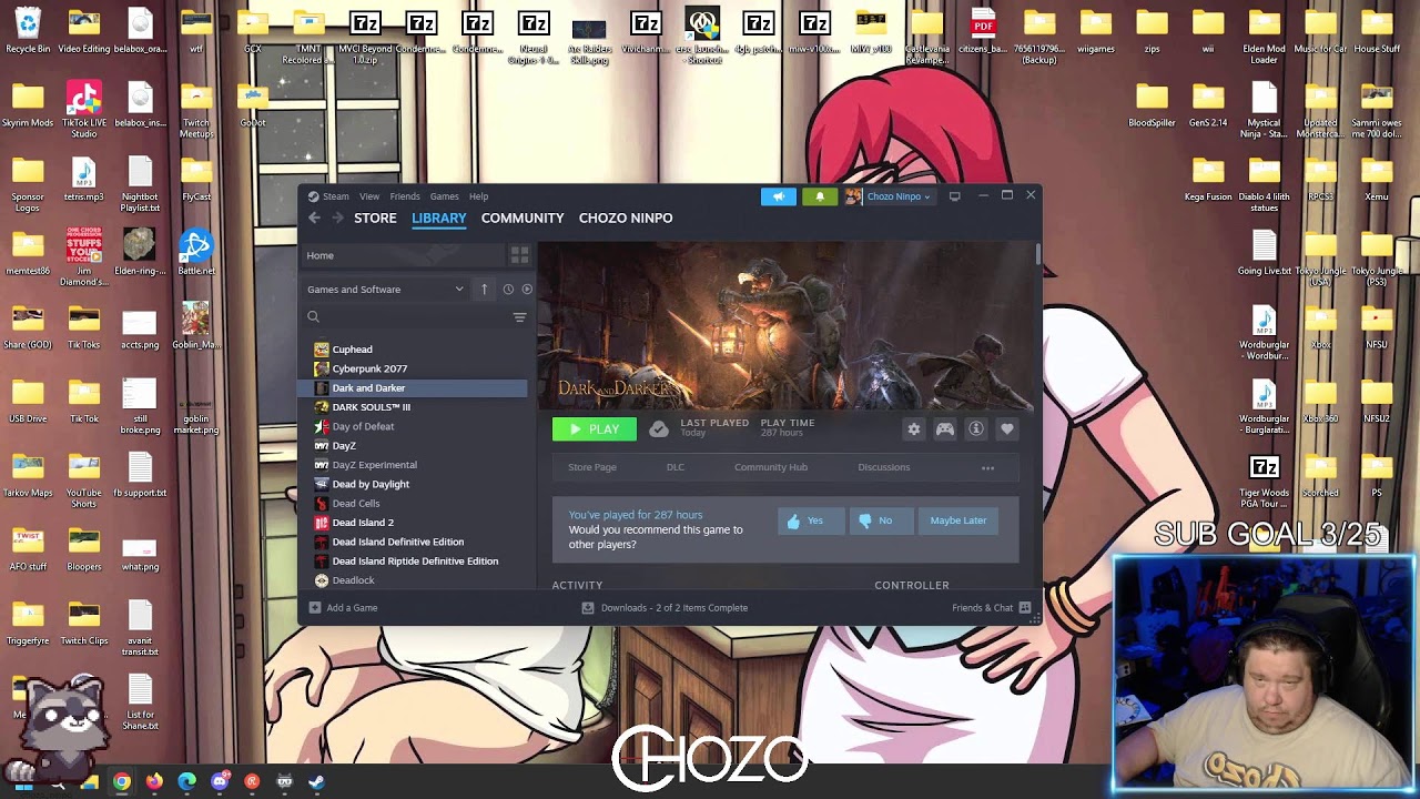 Chill Variety Gaming and IRL Streamer! | Socials: chozo_ninpo