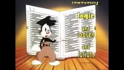 Animaniacs - All the Words in the English Language (1996 sing along version)