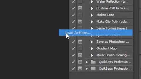 Quick Seps Action loading and Color Settings in Photoshop ( Basic )