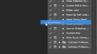 Quick Seps Action loading and Color Settings in Photoshop ( Basic )