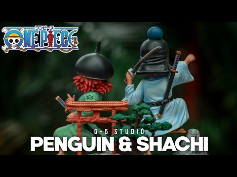 G5 Studio One Piece Shachi And Penguin Resin Model In Stock Anime Collection