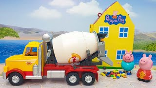 Видео для детей с игрушками Щенячий Патруль Свинка Пеппа Маша и Медведь - Горе бизнесмены.