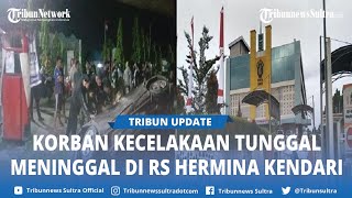 Korban Kecelakaan Mobil Tabrak Rumah Makan Padang Meninggal di RS Hermina Kendari Sulawesi Tenggara