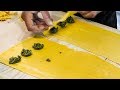 Italian Traditional Dumplings "Agnolotti" Hand Made. Street Food from Piedmont, North Italy