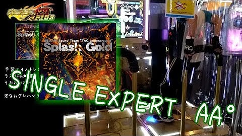 【DDR A20 PLUS】 Splash Gold [SINGLE EXPERT] EXTRA Clear!