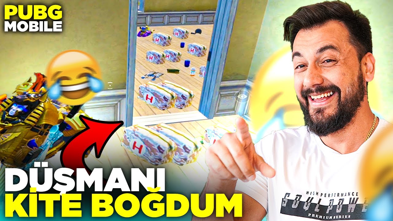 OHAA !!😂 DÜŞMANI KİT'E BOĞDUM  / Pubg Mobile