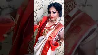 So Beautiful Bengali Indian Bride Makeup Transformation 