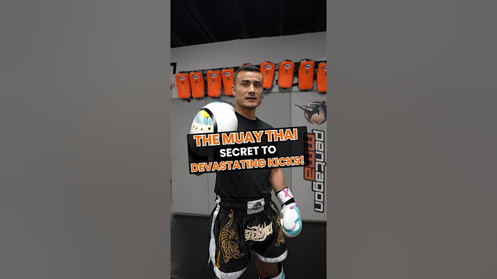 How to make your Muay Thai Kicks POWERFUL
