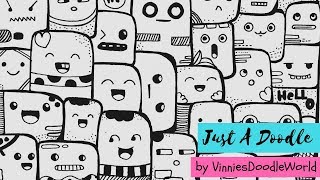 Just A Doodle | Random Doodle | Doodles For Beginners | Doodles by Vinnie's Doodle World