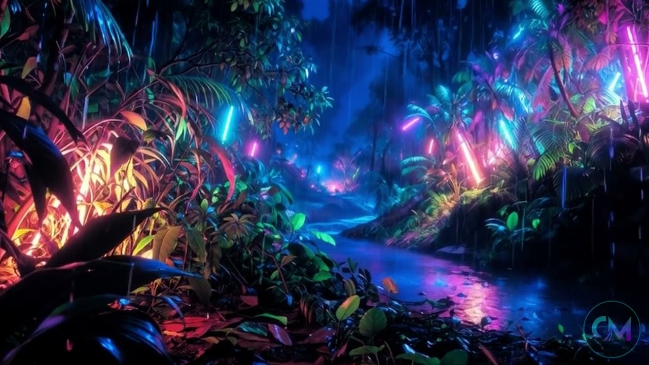 10-Hour Rainforest Rain Noise | Relaxation, Focus, Sleep & ASMR Background