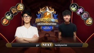 grr vs lambyseries | 2021 Hearthstone Grandmasters Asia-Pacific | Decider | Season 2 | Week 7