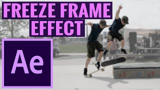 How To Freeze Frame Effect In After Effects CC screenshot 5