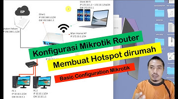Cara Setting Mikrotik Router, Cara membuat hotspot dengan Mikrotik (Basic Configuration Mikrotik)