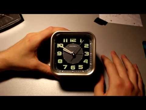 SEIKO Alarm Clock Review - YouTube