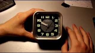 SEIKO Alarm Clock Review - YouTube