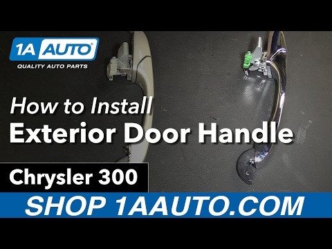 How to Replace Front Drivers Exterior Door Handle 05-10 Chrysler 300