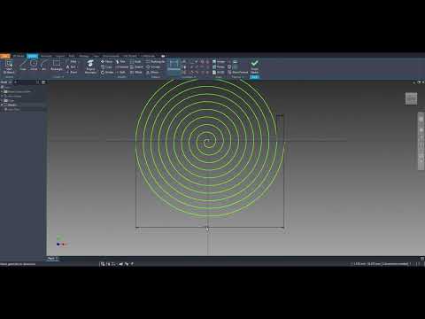 Archimedean spiral