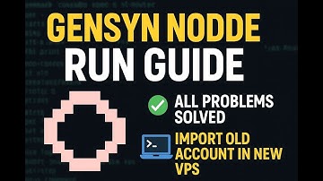 Gensyn Node Run Guide 🔥 | All Problems Solved ✅ | Import Old Account in New VPS 💻 | Full Setup