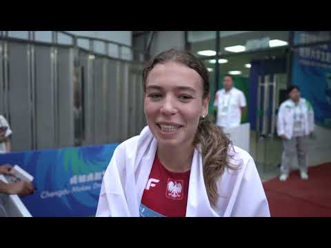 Chengdu 2023. Nikola Horowska po medalu sztafety