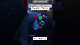 How To Get The NEW CLOWN DRUMGUN In Crazy 1V1 FFA 🤡🤫#fortnite #fortnitememes #fortniteclips