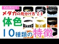 【メダカの見分け方 2/8】メダカの体色 10種類の解説