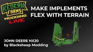 FS19 Modding Tutorial - How to make implements FLEX with terrain