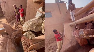 Big Rock Jaw Crusher Machine in Action : Powerful Stone Crushing ASMR Sounds #stonecrusher 