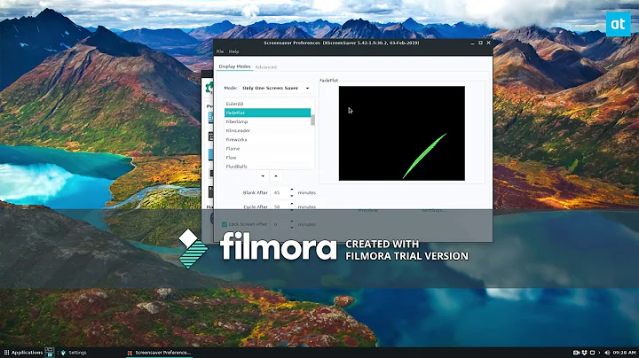 How to change the screensaver on XFCE