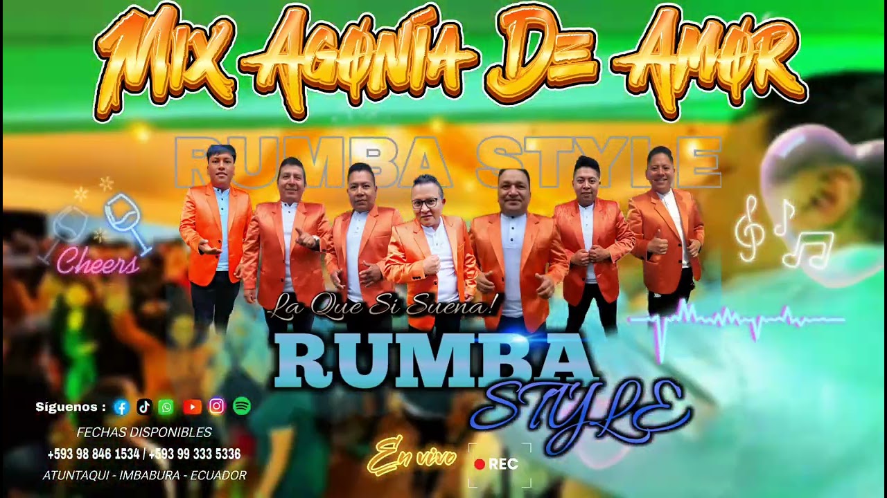 Mix Agonía De Amor - En Vivo 2025 - Rumba Style Orquesta