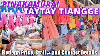 LAHAT BAGSAK PRESYO! Taytay Tiangge Complete Tour & Price Update (Sobrang Mura Na Mga Damit)