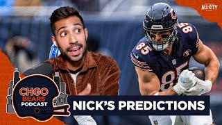 Nicholas Moreano gives his 2024 schedule predictions for the Chicago Bears | CHGO Bears Podcast
