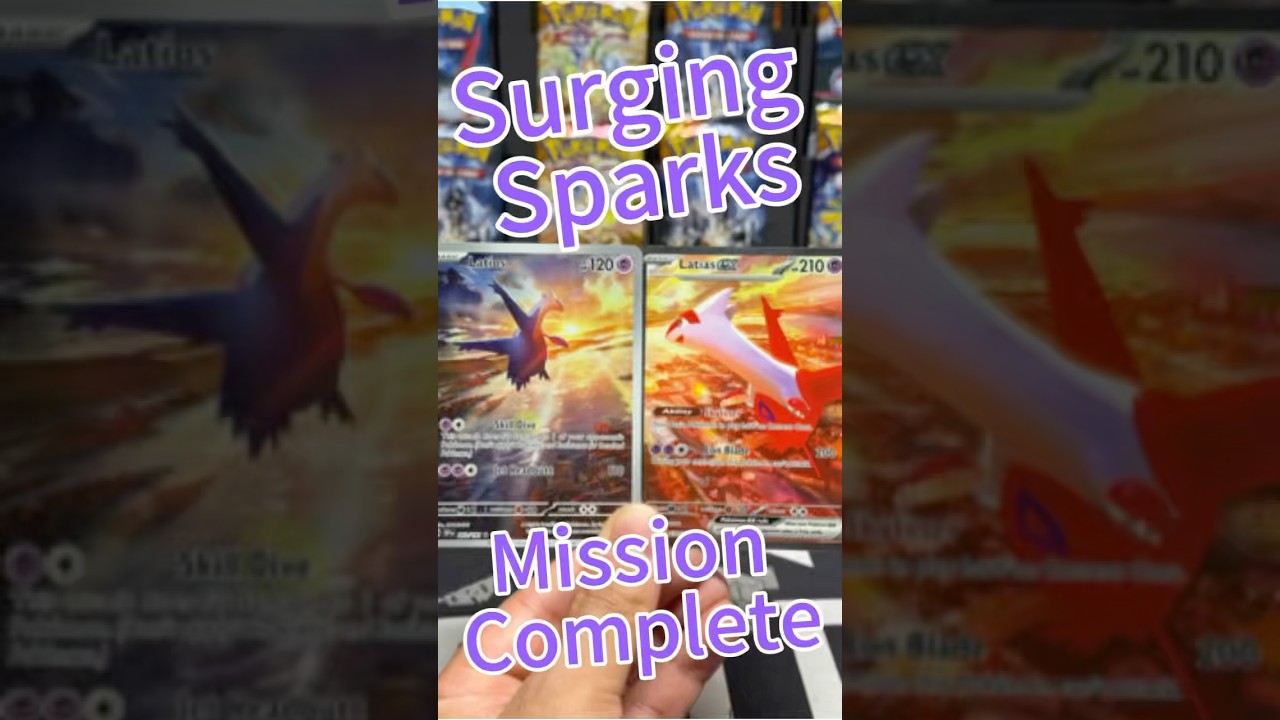 Latias and latios from surging sparks! 