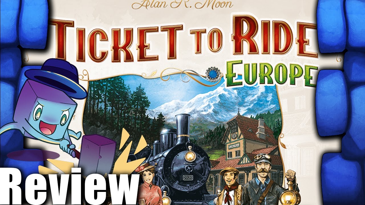 Ticket To Ride Europe 15th Anniversary | Game Board Map Of European Train  Routes