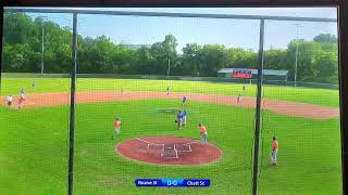 Blake with bases loaded Grand Slam  to win game against Roane State Juco.