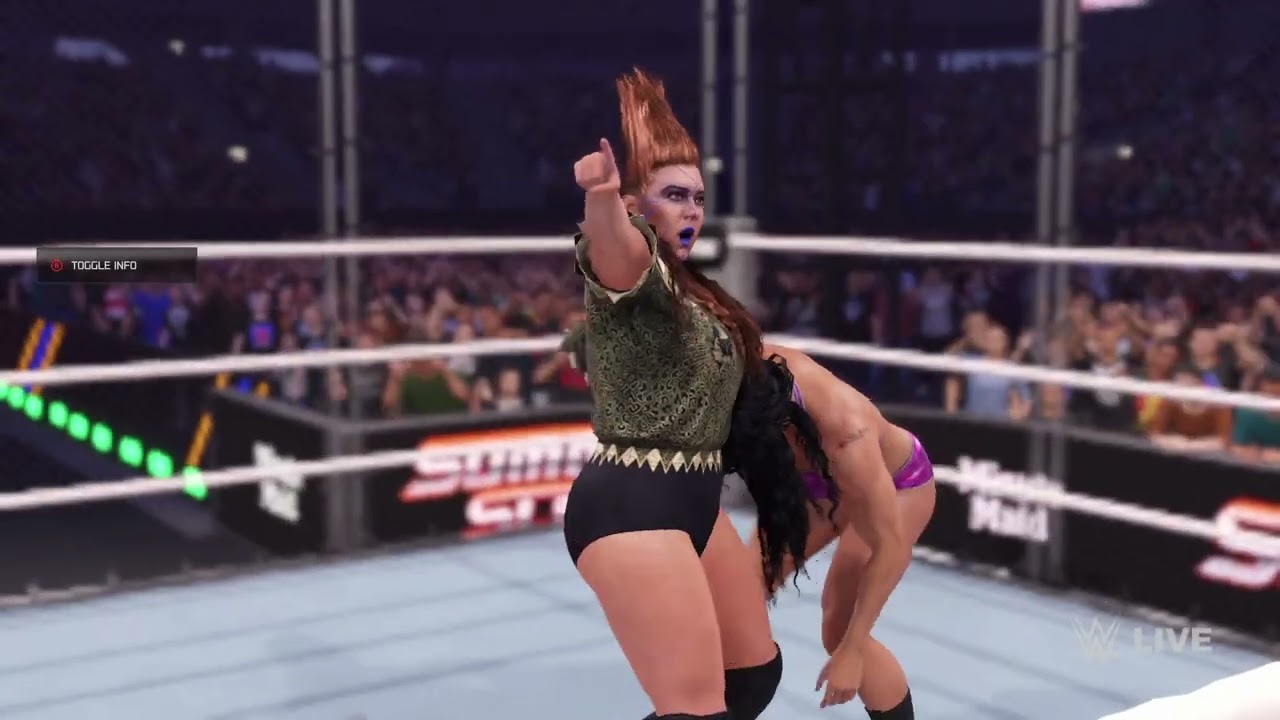 WWE 2K25 SummerSlam Bull Nakano VS Chyna (Women's World Championship)
