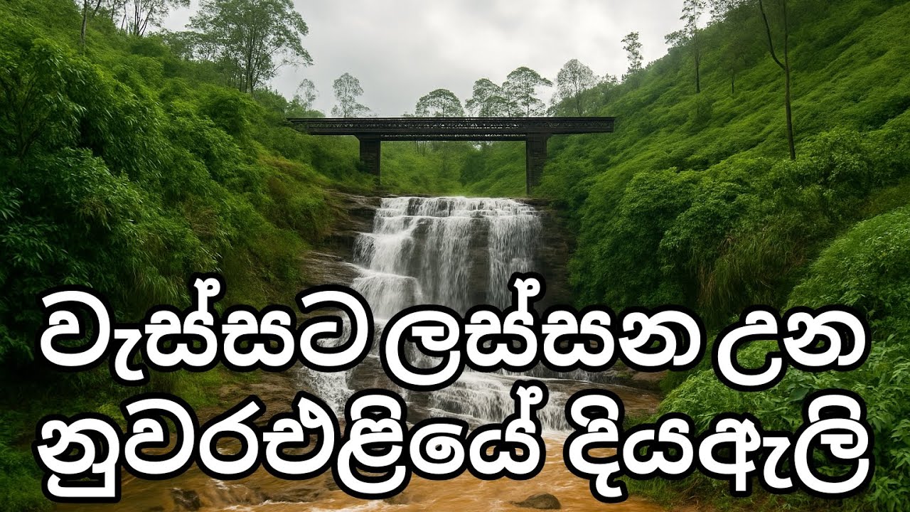 විනාඩි 30න් දිය ඇලි 4ක් නුවරඑළියේ මහ වැස්සේ / waterfalls nuwaraeliya nanuoya glassaugh