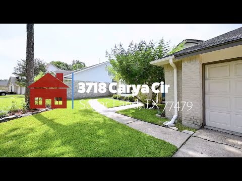 3718 Carya Cir, Sugar Land, TX home video tour