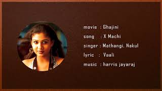 X Machi Song - Ghajini | Suriya, Asin | Harris Jayaraj, AR Murugadoss