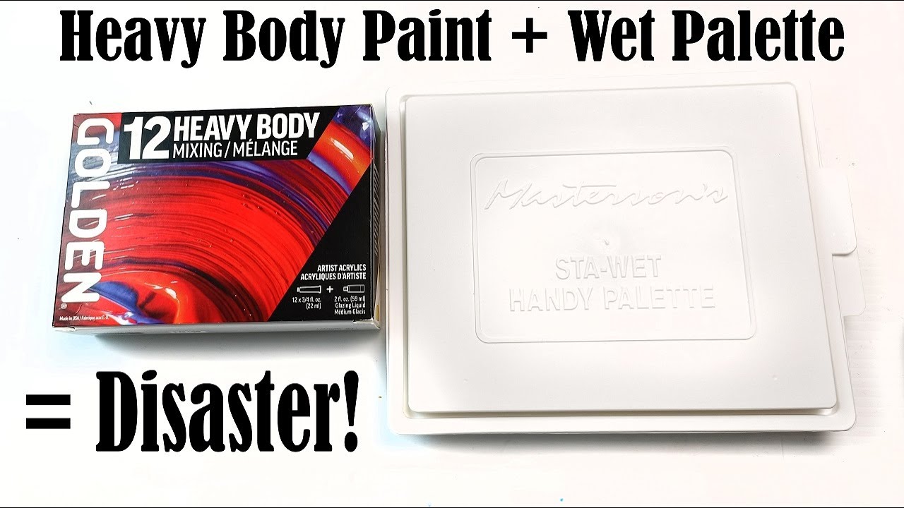 Golden Heavy Body Acrylics & Masterson Wet Palette - A Match NOT Made in Heaven!