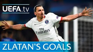 Zlatan Ibrahimović: All of his Paris SaintGermain goals in the UEFA Champions League