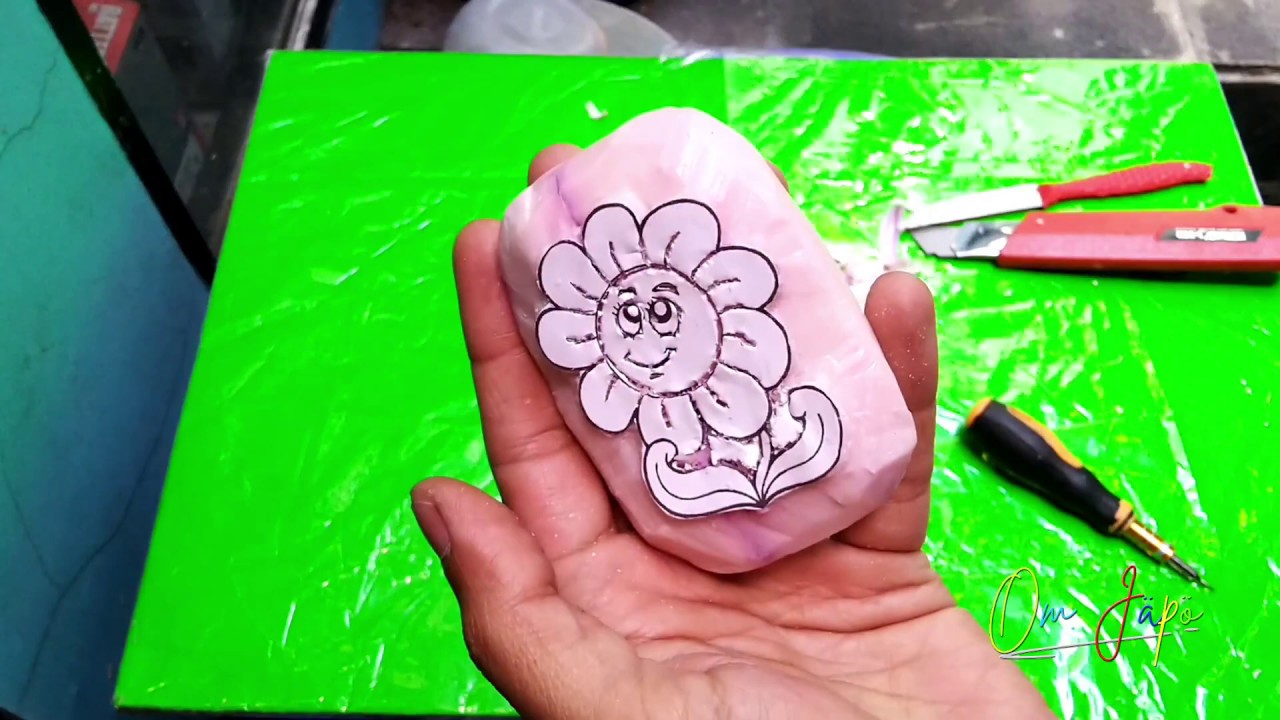 Cara Membuat Ukiran Bunga Dari Sabun  YouTube