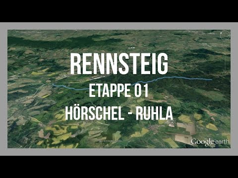 Rennsteig | Etappe 1 | Hörschel - Ruhla | Wandern Thüringer Wald | GPS-Track