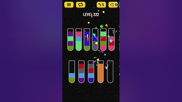 Water Sort Puzzle level 222 solution