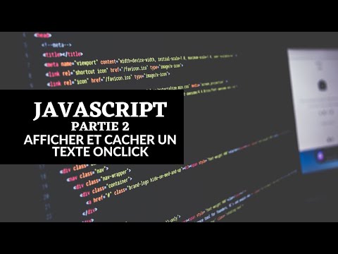 tp 2 javascript afficher et cacher un texte