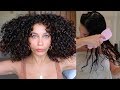 CURLY HAIR SHOWER & DETANGLING ROUTINE | how to wash and go | Jayme Jo