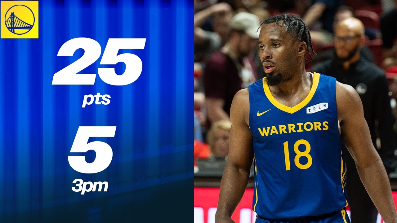 LJ Cryer Drops 25PTS, 5 3PM in Warriors Summer League Win over Mavericks
