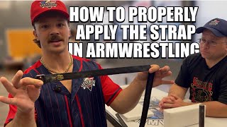 How to PROPERLY Apply the Strap in Armwrestling